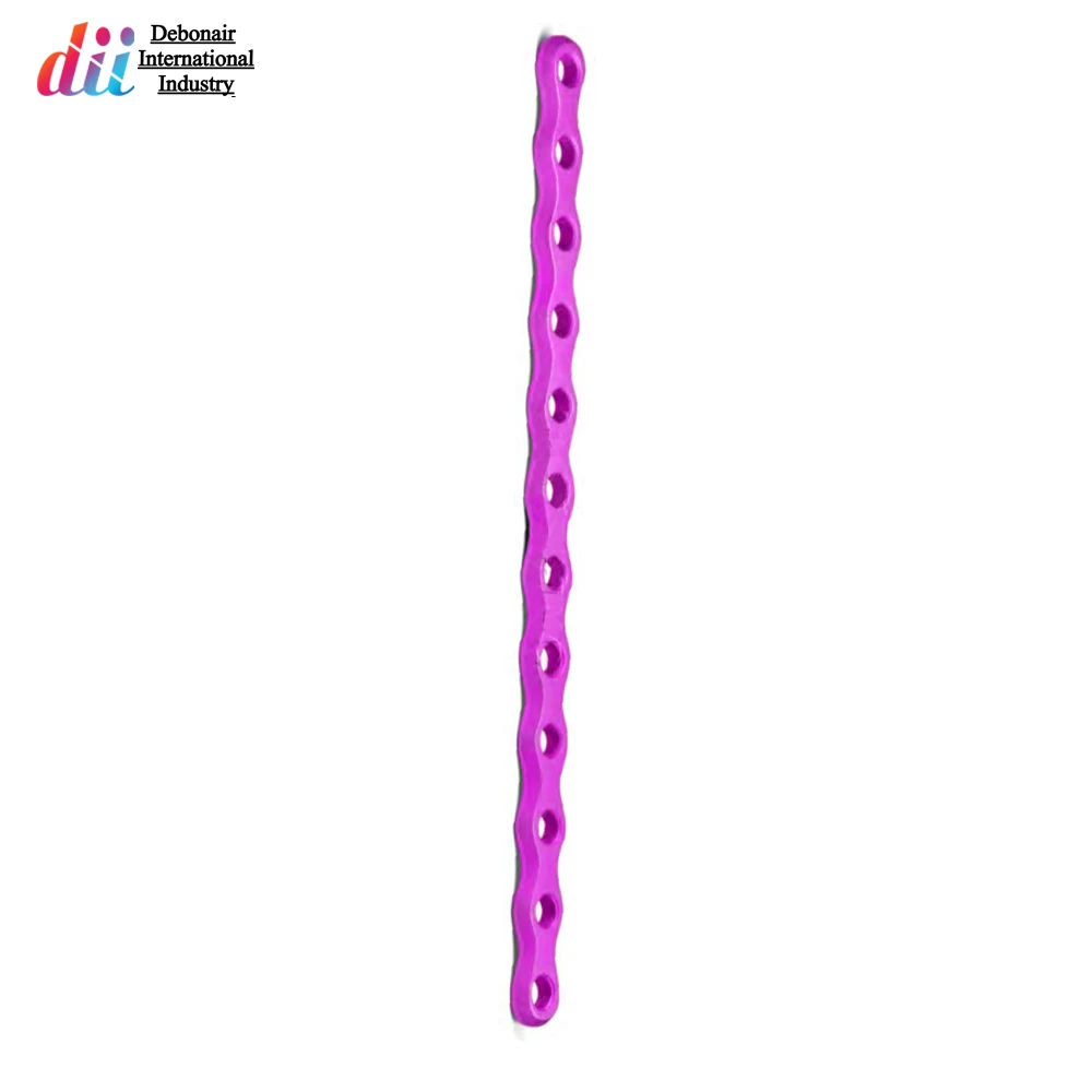 Изготовленные на заказ титановые мини-пластины для фрагментной фиксации 2 7 мм прямые низкопрофильные ортопедической хирургии и реконструкции костей CE