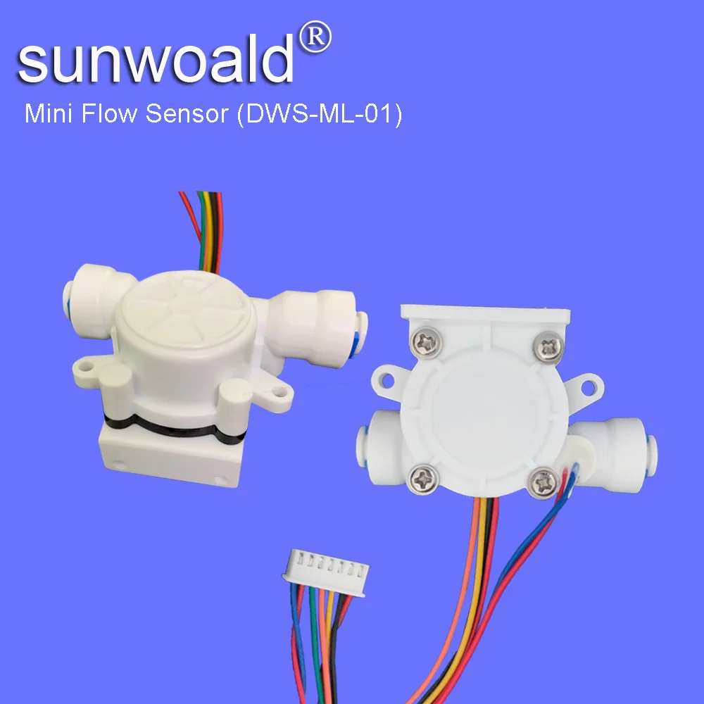 OD 6 мм микро Датчик расхода воды в форме буквы U POM 0 15 ~ 3 л/мин для кофемашины