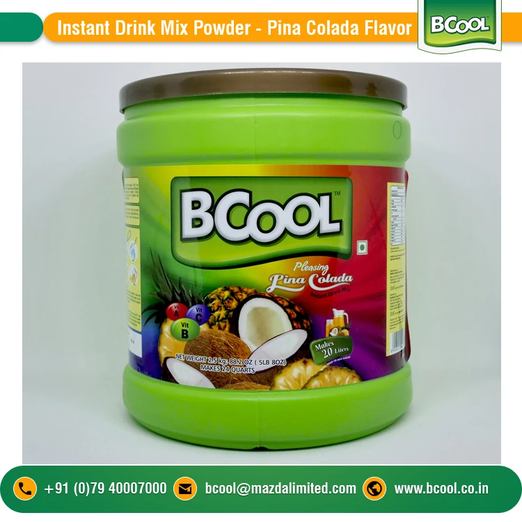 Trusted Supplier of Wholesale Price Good Quality Delicious Natural Pina Colada Flavor Fruit Juice Instant Drink Mix Powder