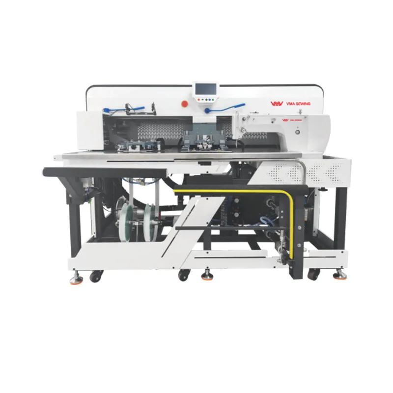 VMA high speed industrial computerized sewing machine with quick change design device automatic pocket setter for jeans