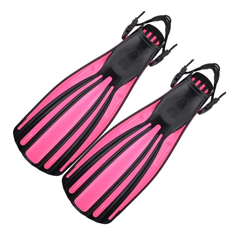 hot printed adult sizing 36-47 scuba diving swimming fins professional adjustable diving equipment free diving TPR swim fins