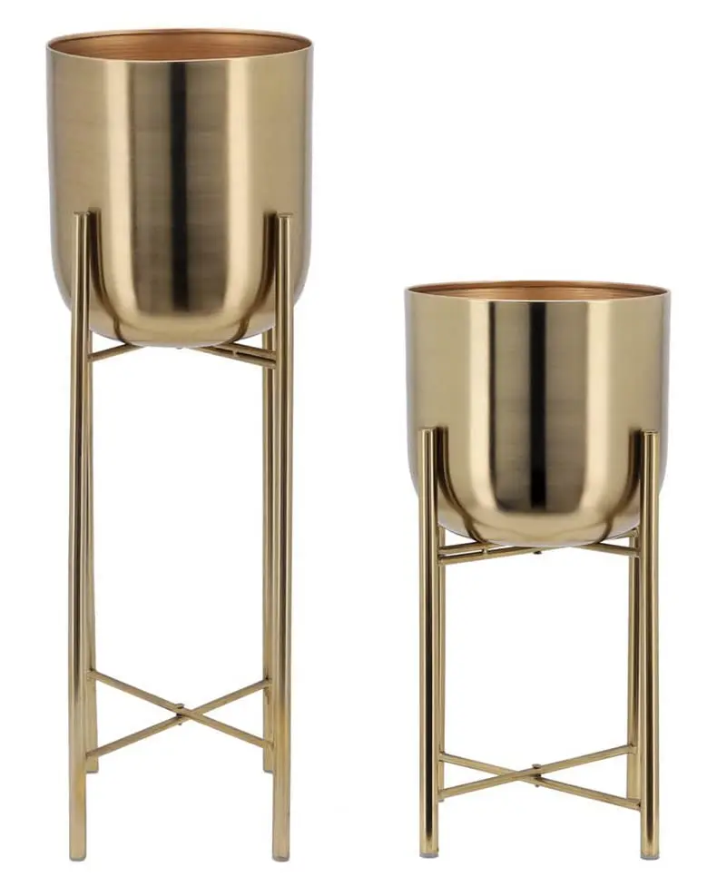 CUSTOMISED NEW STYLE BEST QUALITY GOLD FINESHED AND ALUMINIUM PLANTER WITH LOWEST PRICES