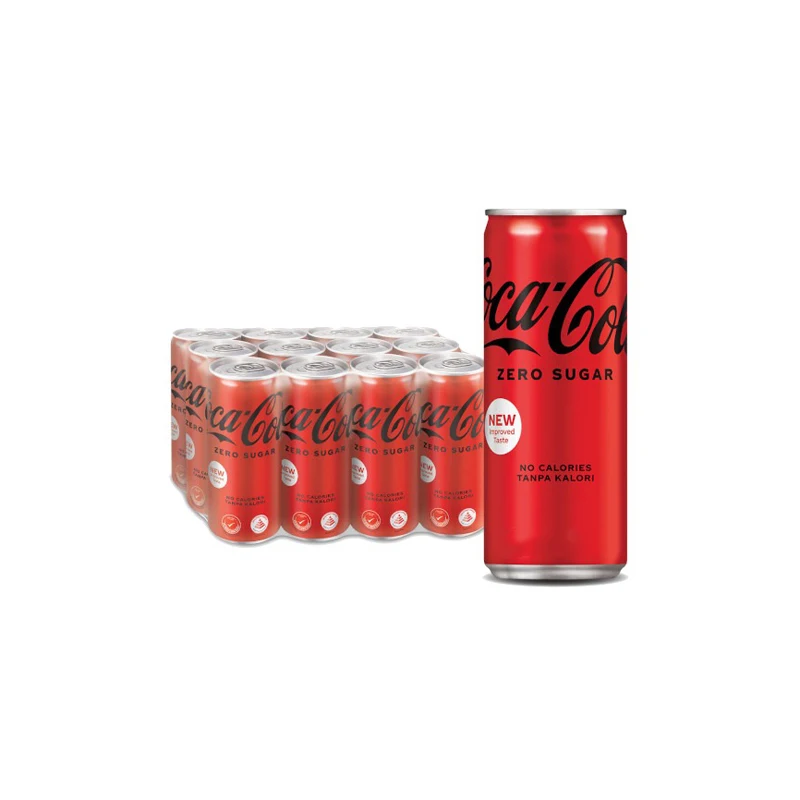 Coca Cola Soft Drink (Slim) / coca cola 330ml cans / coca cola Zero sugar /wholesaler