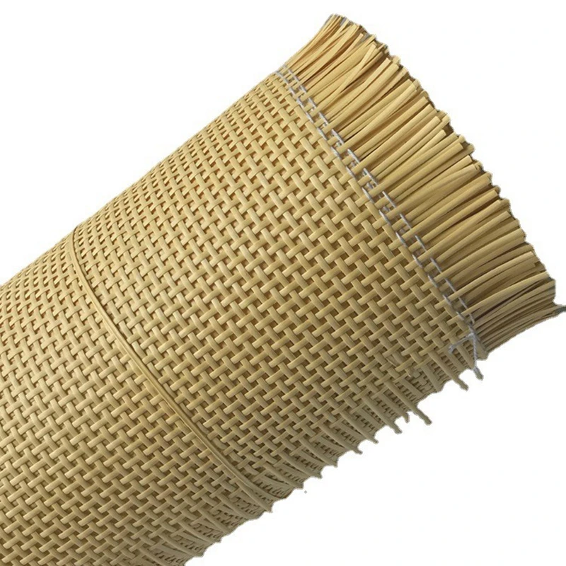 Luxury Quality Rattan Rolls Materials Weaving Natural Raw Material Weave Rattan Webbing  Open Mesh Roll Rattan Cane Webbing