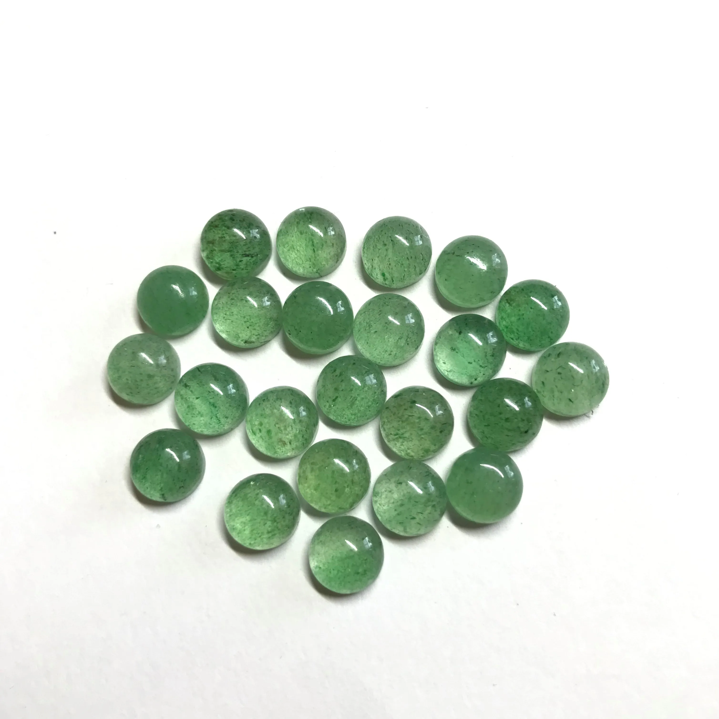 4mm Natural Jade Loose Round Cabochon Gemstone Wholesale Price Natural AAA Top Quality Gemstone Natural Good Color Gemstone