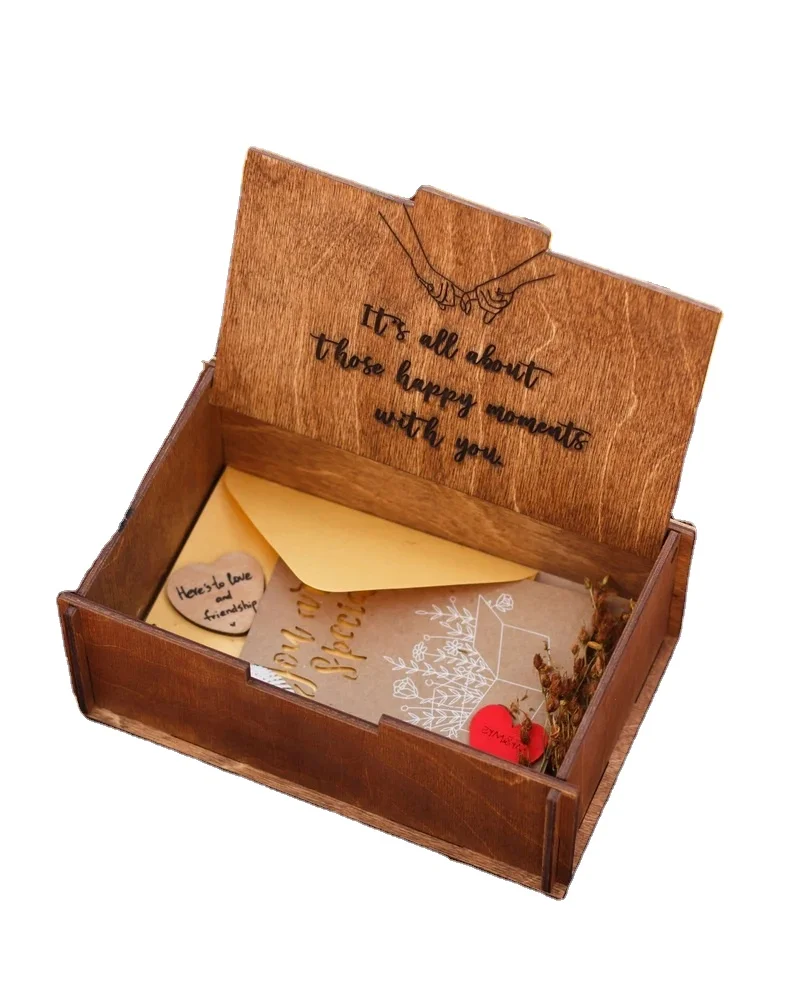 Personalized keepsake - large wooden box with floral design Nice gift for friends, mother, sister or girlfriend