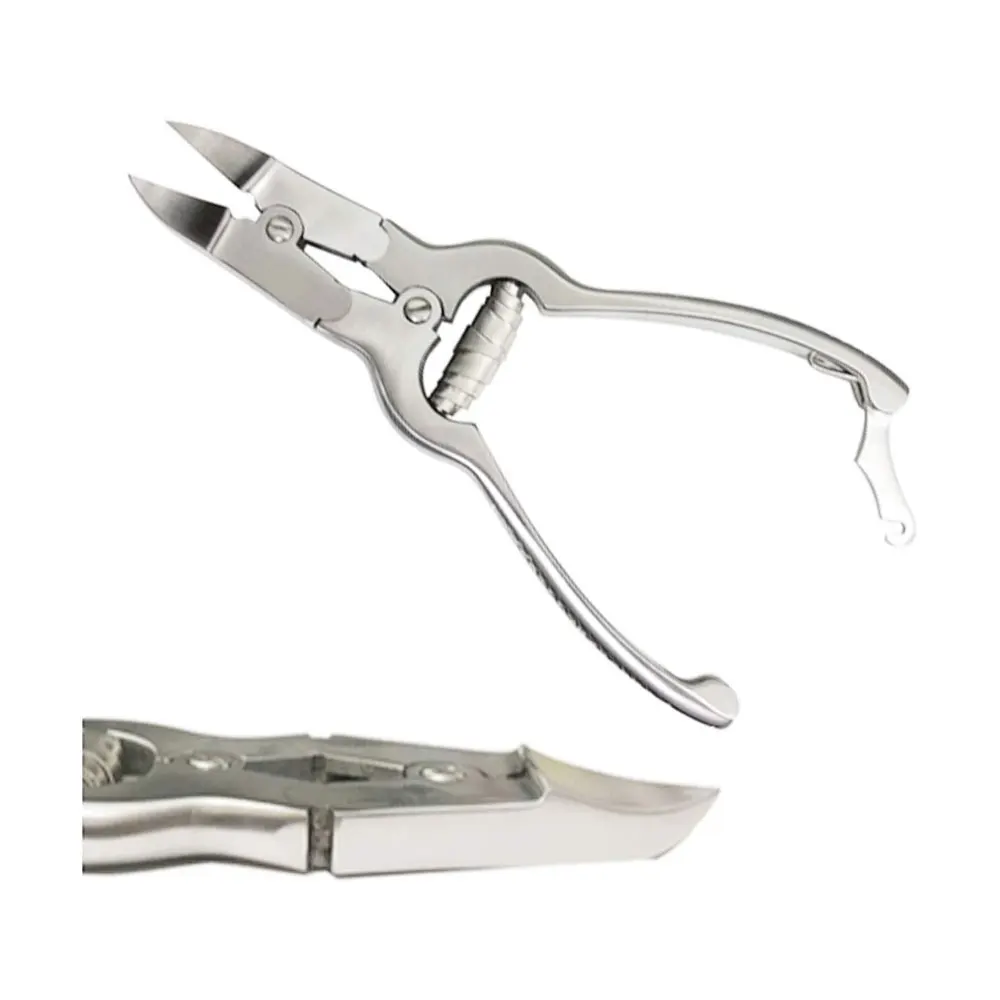 Nail Clipper Heavy Duty Nail Nipper for Thick & Ingrown Toenails Premium Stainless Steel with Safety Lock Sharp Edge Blades