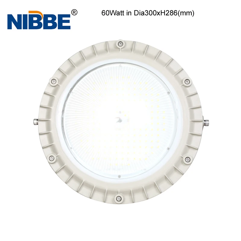 60Watt LED Explosion Proof Light High Lumen Cold White Cool White Warm White Acceptable Used in Oil Ming Refining ChemicaI Indu