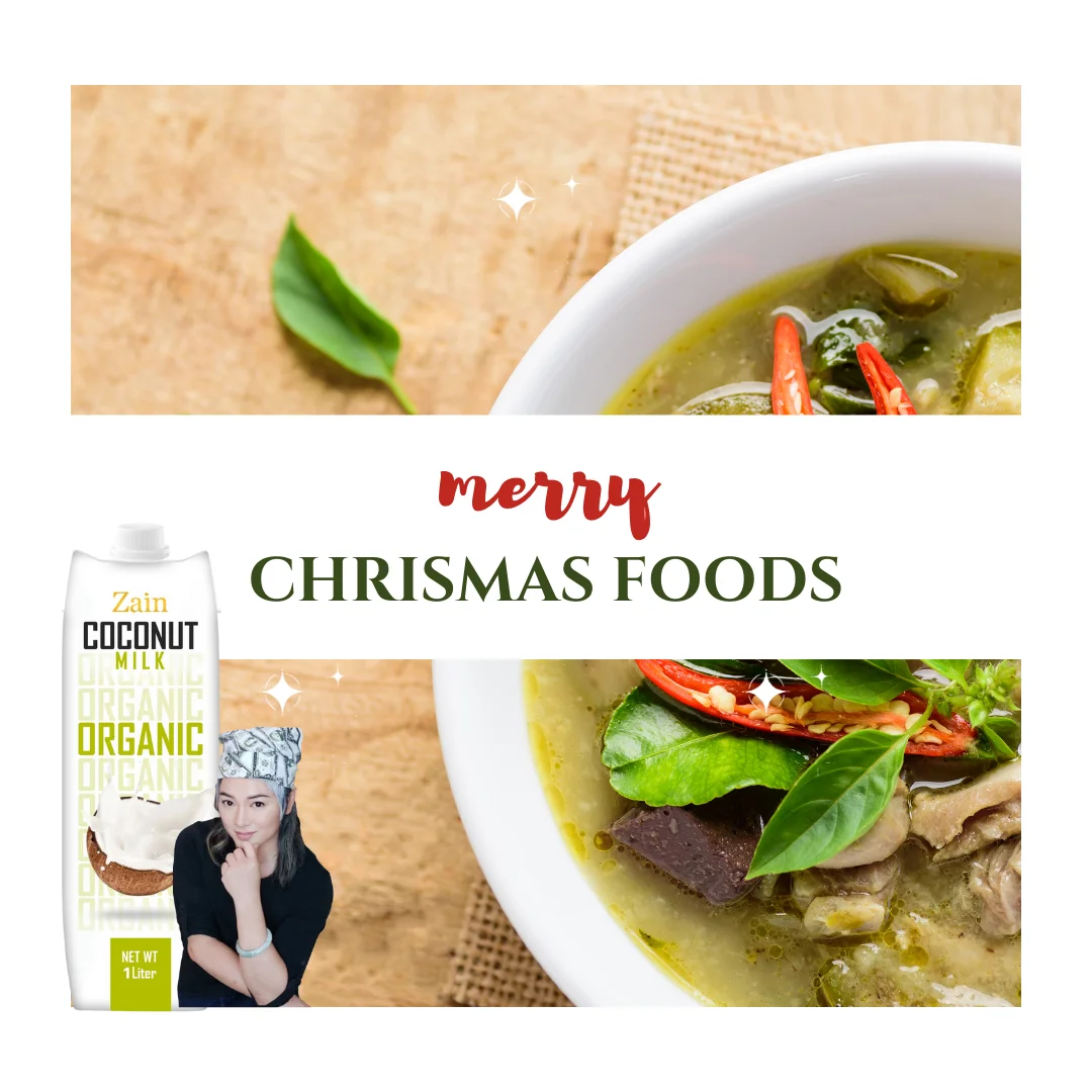 AjintaiZen Christmas gifts newyear Canned Green Curry Chicken Brest Wing Ham spicy Thai herbal  fine food healthy choices Zain