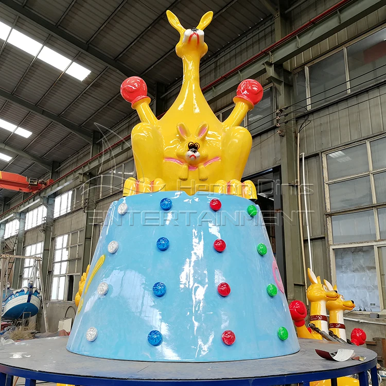 Kiddie indoor outdoor funfair playground kangaroo ride kangaroo jumping machine price
