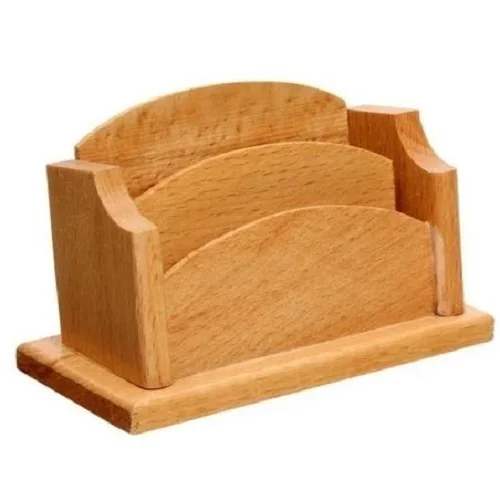 Wholesale Wooden Business Cards Stand restaurant wedding wooden card holder rack rustic wood card stand