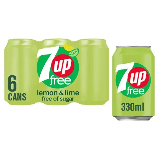 7Up 330 мл 24 упаковки/7Up бесплатный напиток с вишневым