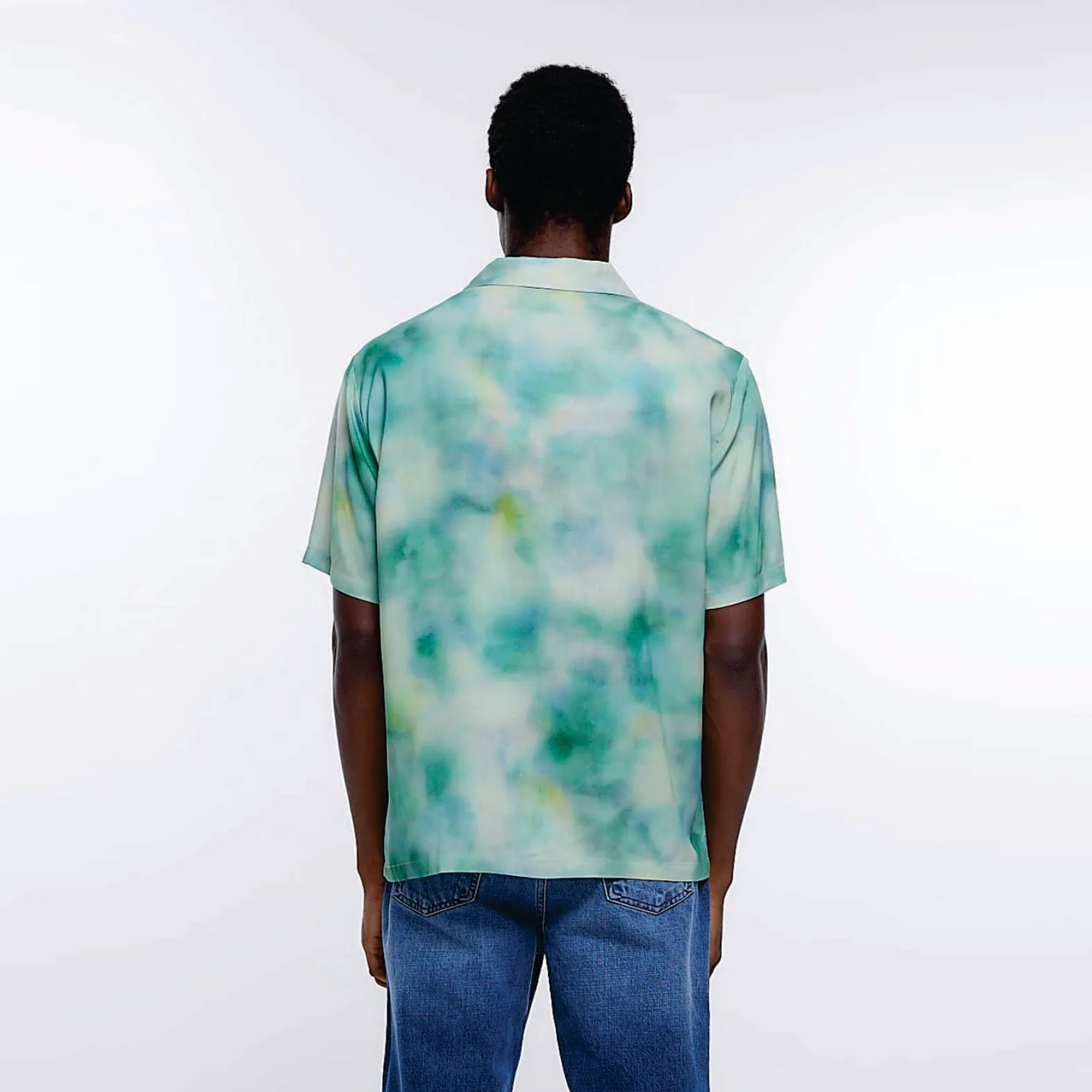 High Quality Silk Satin Shirt Men Long Sleeves Vacation Beach Casual Shirts Custom Silk All Over Print Hawaiian Shirt for Men