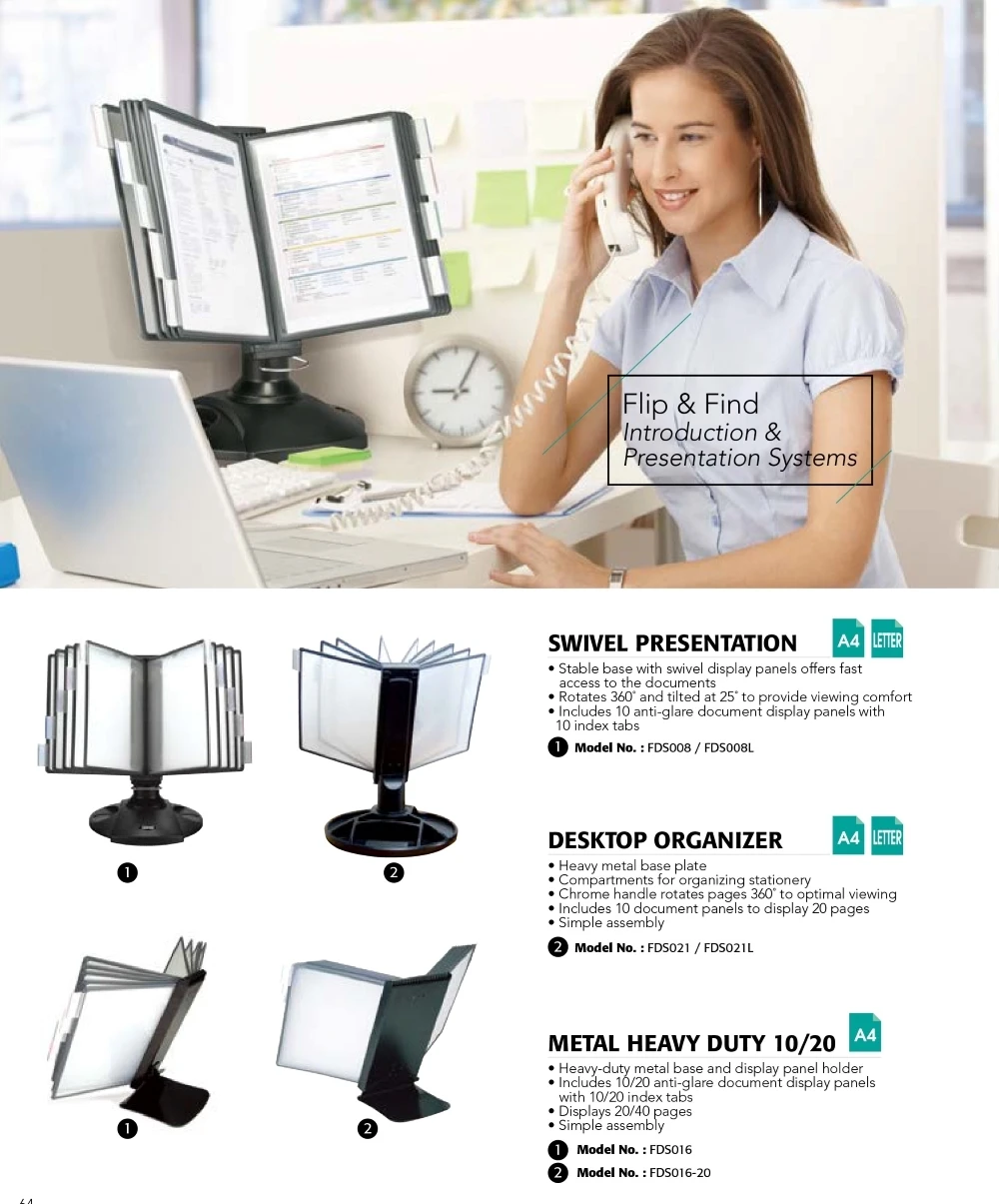 Metal Weighted Base Reference Display AIDATA