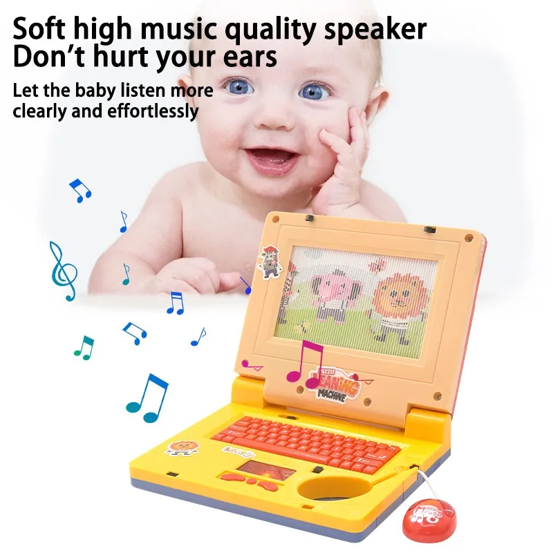 2023 New Arrivals Kids Laptop Learning Machine Computer Toy Early Kids Learning Machine Educational Toys