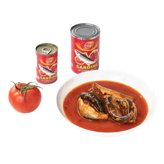 OEM customize sardine canned in ketchup tomato sauce 155g good taste high quality most popular in Thailand