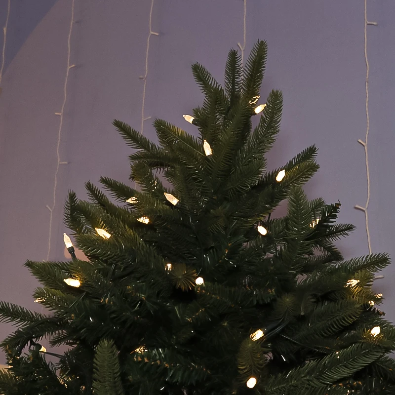 LED String 6Ft PVC PE Christmas Tree  With C3 light string