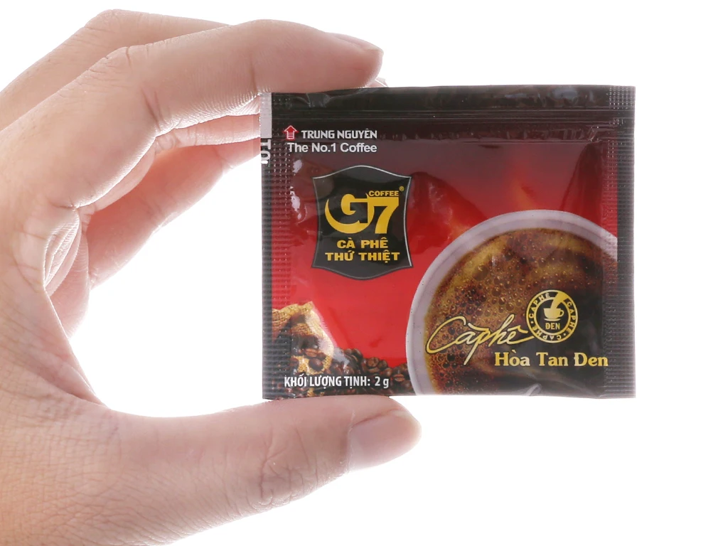 Trung Nguyen Brand G7 Black instant coffee 30g (2g x 15packs)