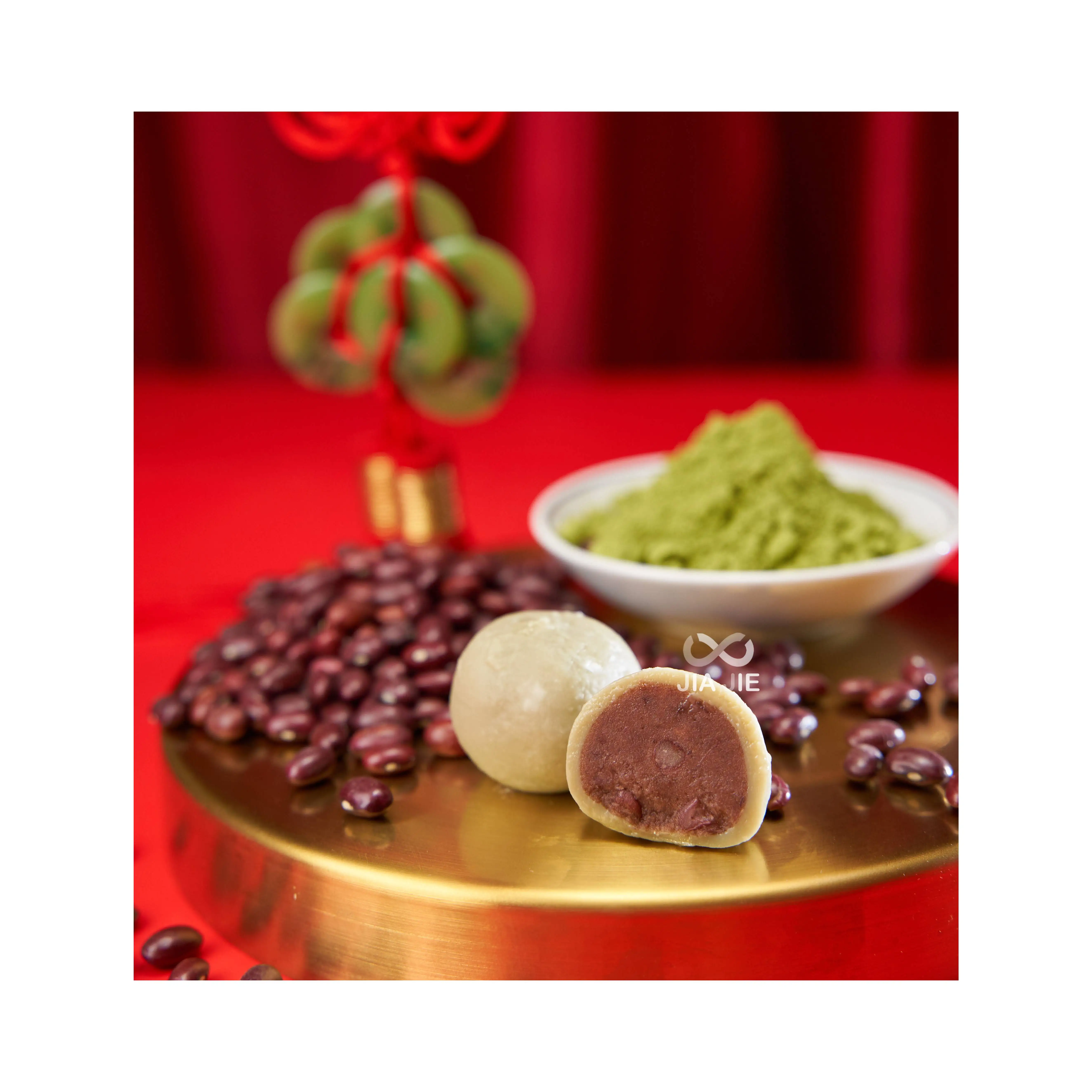 Top Selling Wholesales Supplier Normal Feature Match Red Bean Flavor Mochi Sealed Packaging Type 12 Months Shelf Life  0.15kg