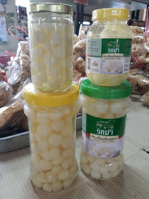 Honey Pickled Garlic No Preservatives Added Put in a dozen weight 370G