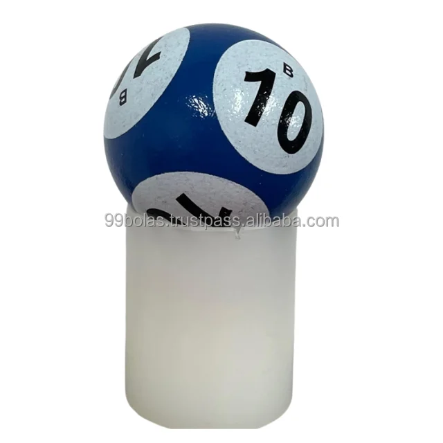 Premium Multicolored Bingo Ball Decorations High-Quality 6-Sided Classic Addition to Bingo Sets