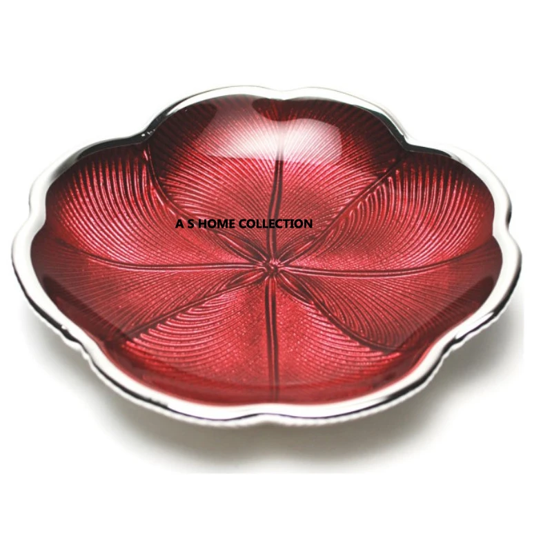 metal boat shape different sizes shiny finishing modern home decor serving dates and fruit food serving tray set of 3