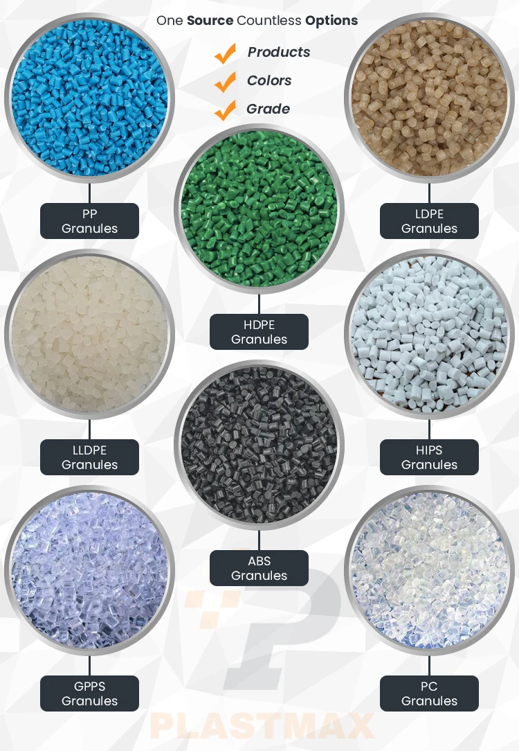 Pure Plastic Recycled Polyethylene LDPE Natural 1 White Raw Material Granules for Shopping Bag