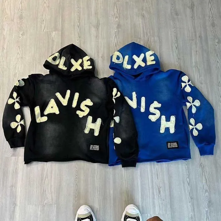 DCY Zip Up Black Wash Sun Faded Distressed Distressed Embroid  Products Heated Hoodie Clothing Machine Washable Unisex