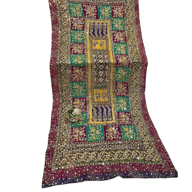 Best Selling High Quality Antique Handmade Embroidered Shawls For Women Indian & Pakistani Clothing Woman Long Scarves & Shawls