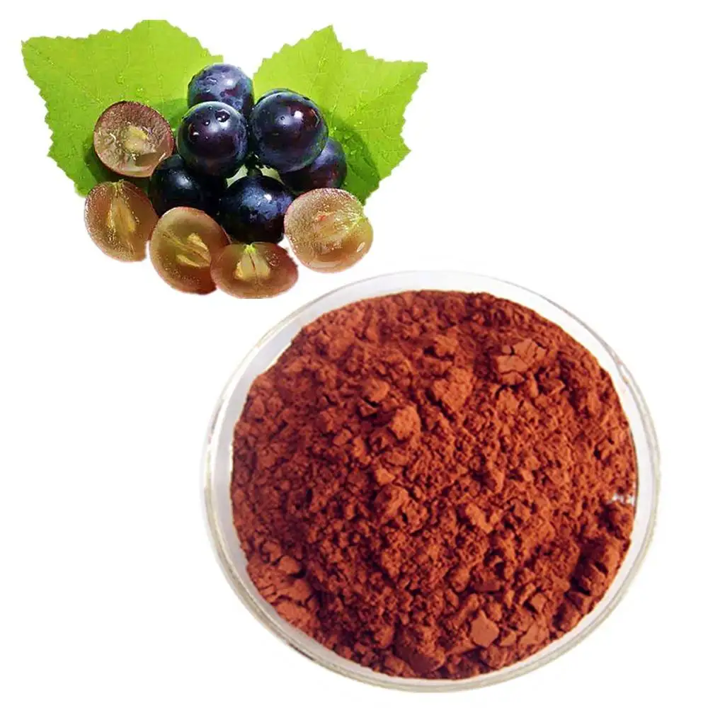 Best price with high quality 100% pure and natural proanthocyanidin( OPC ) grape Seed Extract