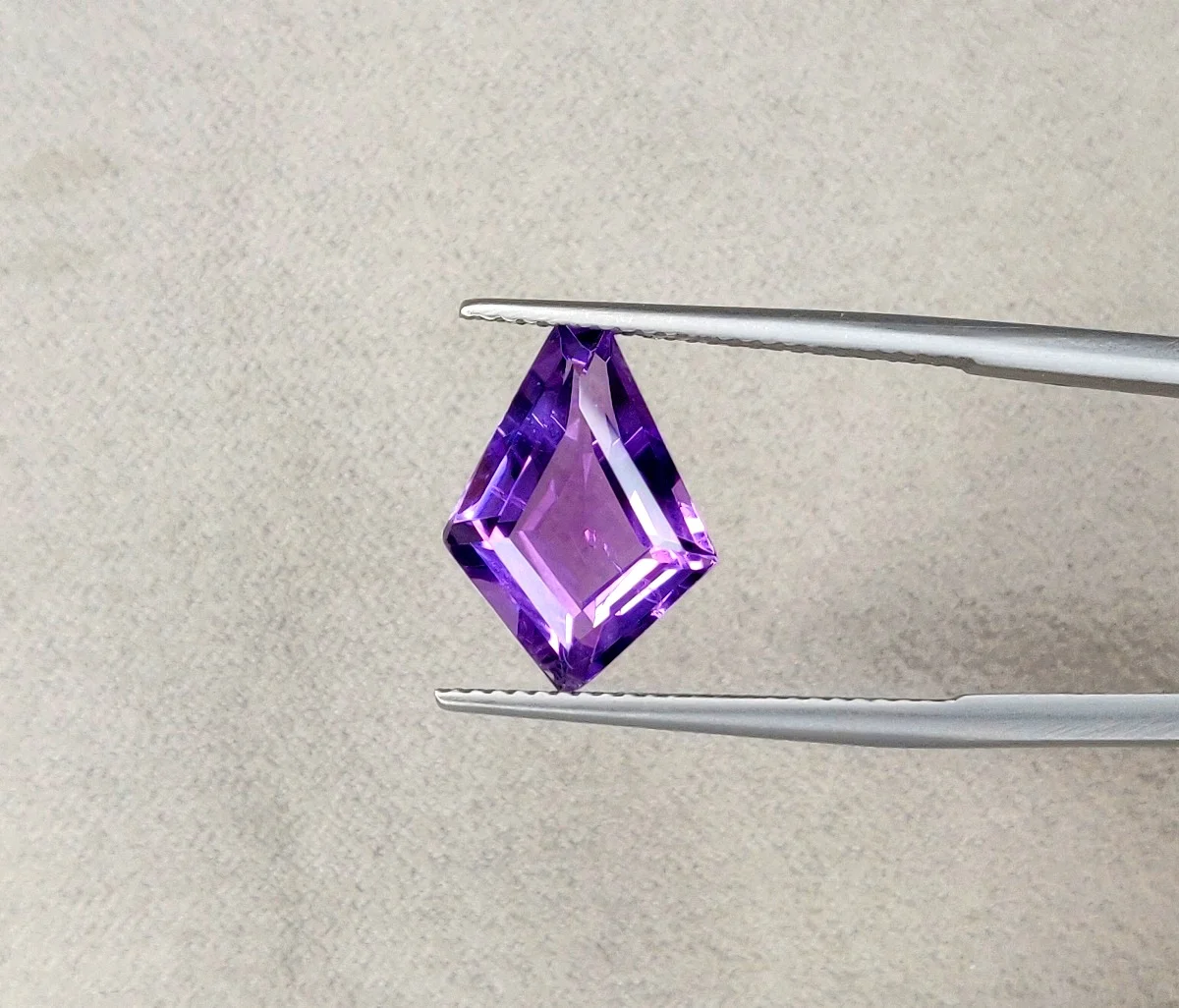 Natural Amethyst Loose Cut Gemstones 9.50 Carat Amethyst Fancy Shape Bulk LOT 3 Pc Set Amethyst Gemstone from Indian Supplier
