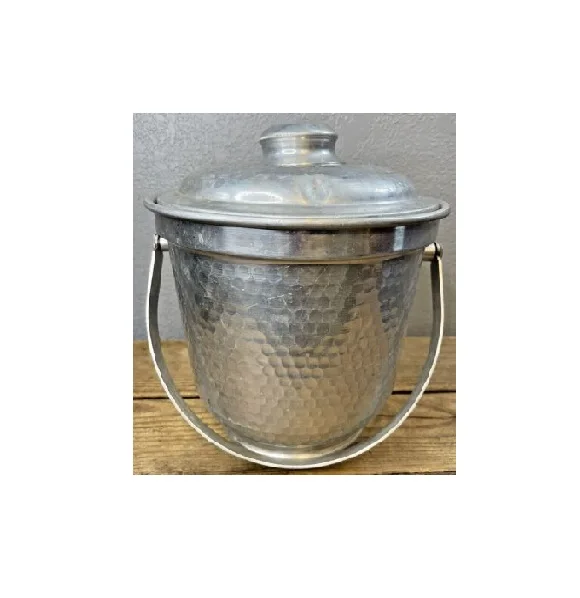 Aluminum ice bucket for hotels and Beverage kitchen tabletop bar and wine custom Aluminum ice cream bucket hot selling