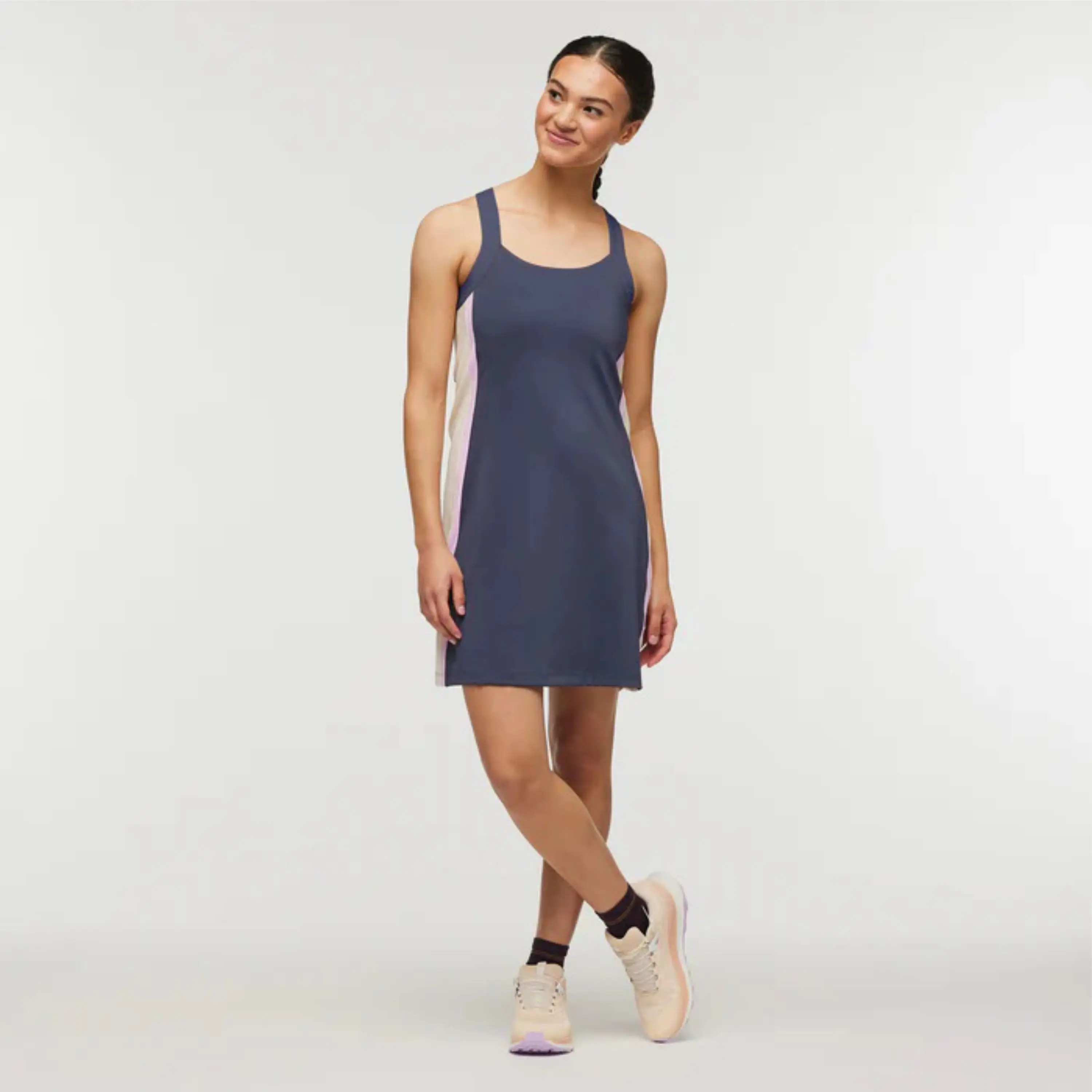 OEM Customize Women Sleeveless Athletic Dress - Racerback Stretch Fit for Sports and Leisure