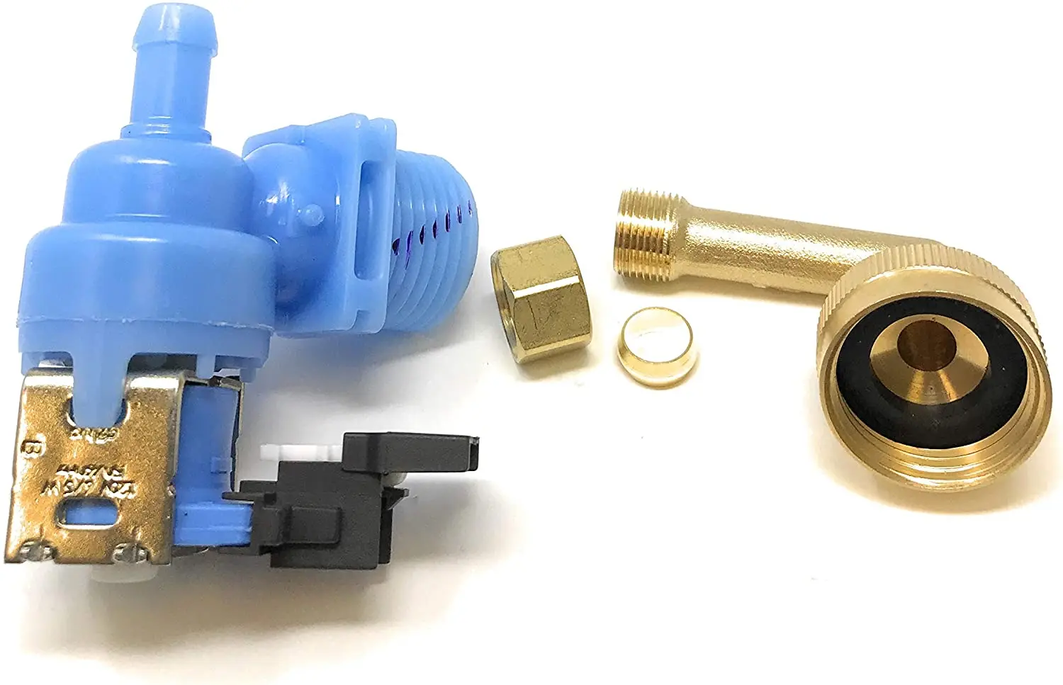 W10648041 Dishwasher Water Inlet Valve with Elbow Fitting