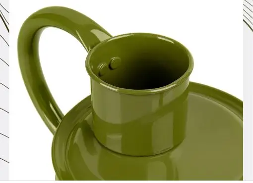 Green Watering Can - Metal Watering Can with Long Spout for Decoration  Perfect Plant Watering Can for Outdoor Plants