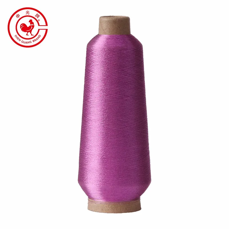 JB Type customized embroidery Metallic Yarn 150D Polyester