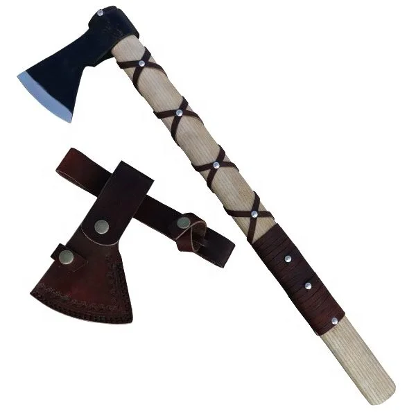 Custom Hand Forged High Carbon Steel Lord of Battles Ragnar Viking Axe, Ragnar Tomahawk Axe, Hunting Axe With Leather Hanger