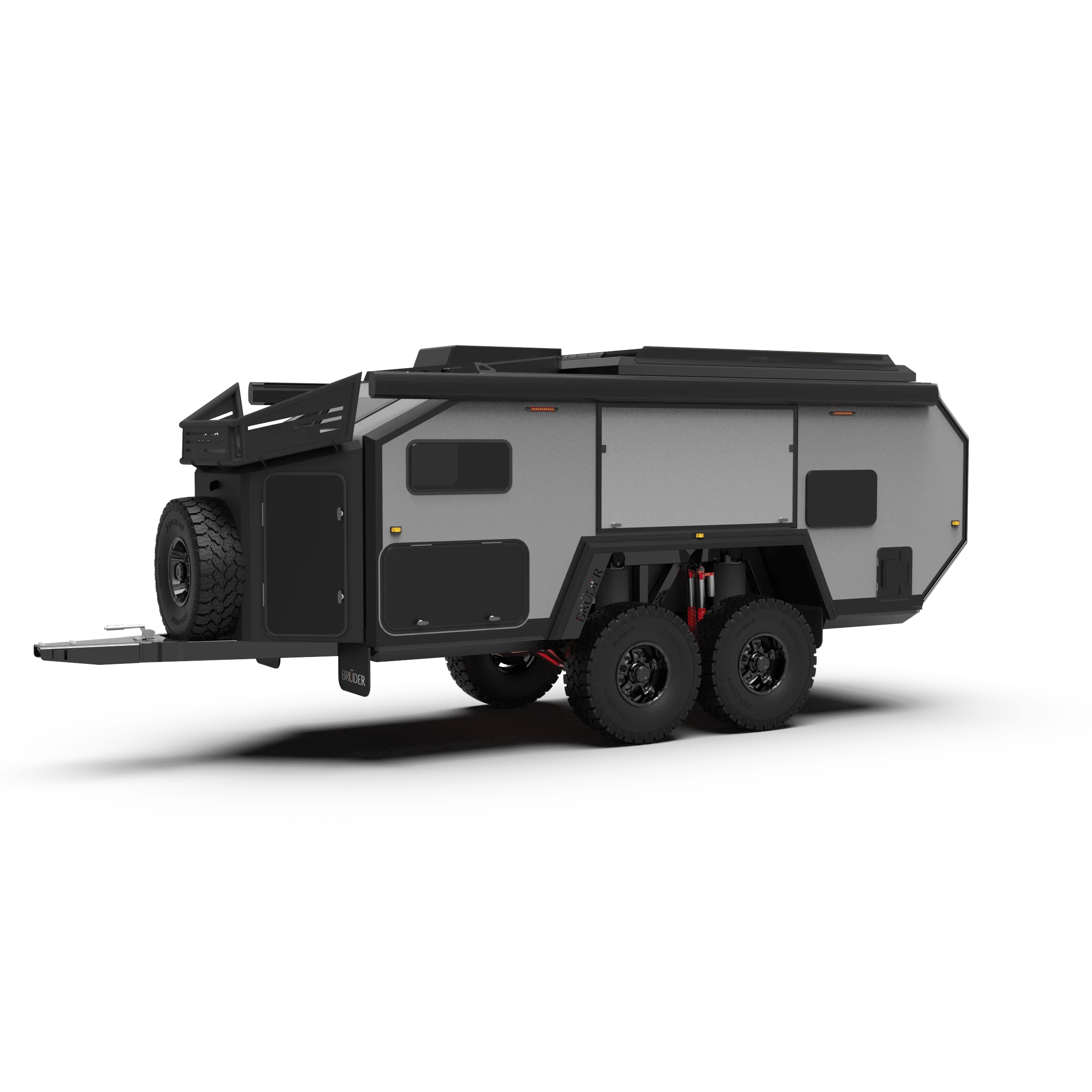 Australian standards off road rv camper 4 person teardrop trailer camping caravan travel trailer with entertainment kitchen