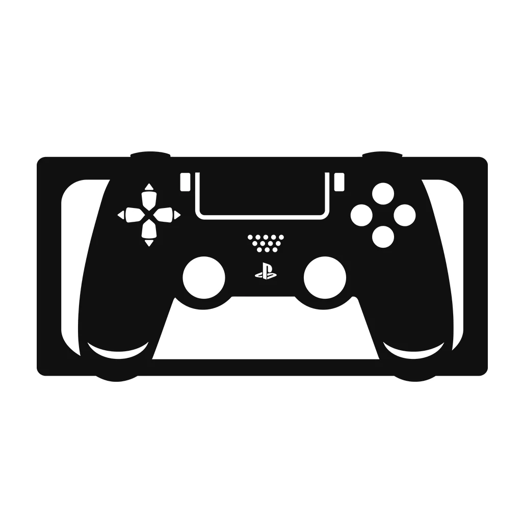 KAF709 PS4 Controller Decorative Metal Wall Art Modern Metal Wall Art for House 70x30cm Dropshipping Laser Cut Metal Painting