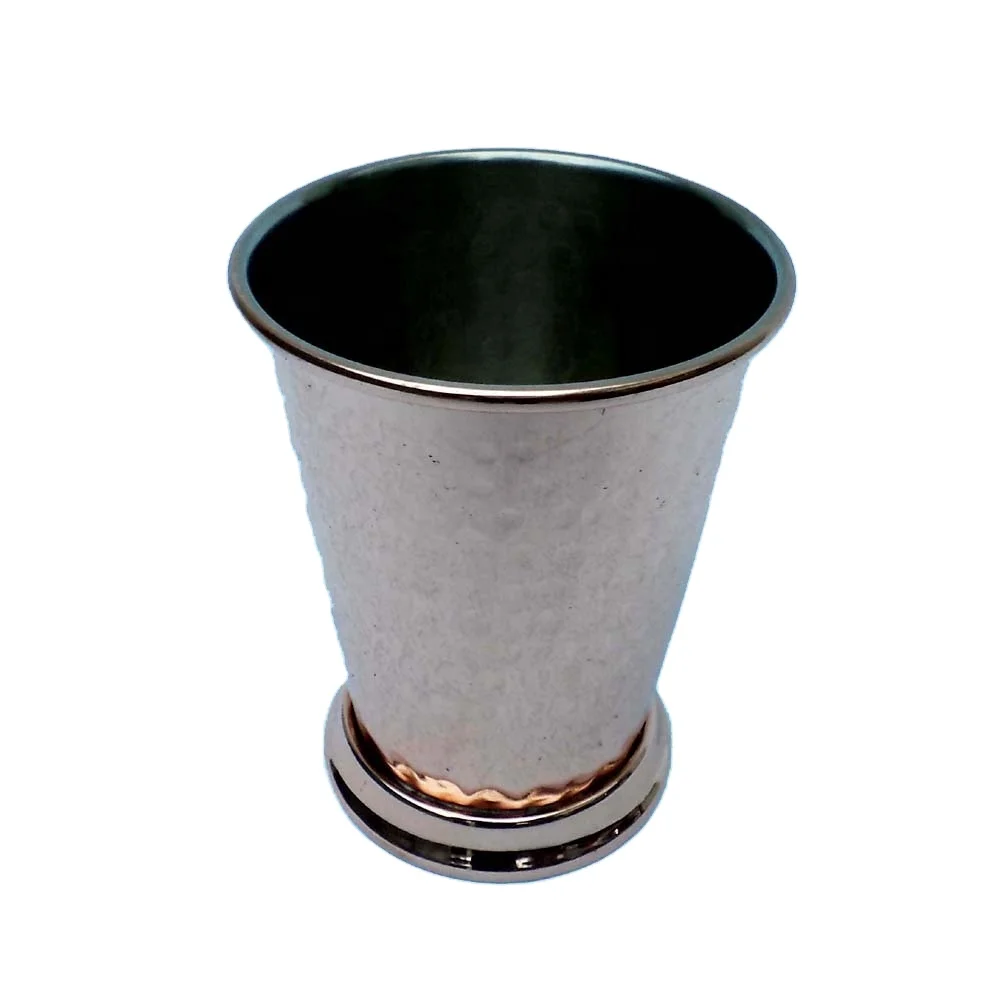 Amazing Copper Julep Cup With Inside Nickel Platted Cute Tumbler Mugs