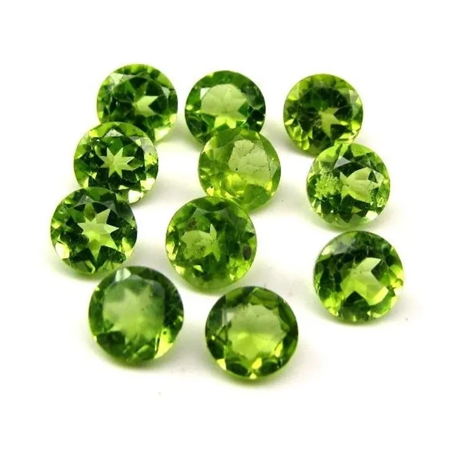 Wholesale Natural Gemstone Loupe Clean 10x Quality Peridot 10x14 mm Octagon Shape Stone Price