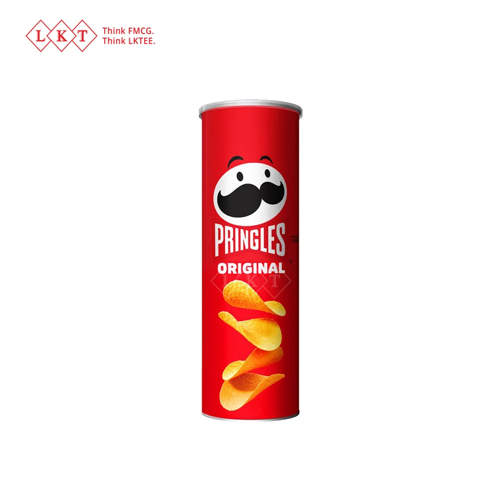 Potato Chips 102G Original Canister Exotic Snacks Direct Factory Export from Malaysia Wholesale Halal Certified