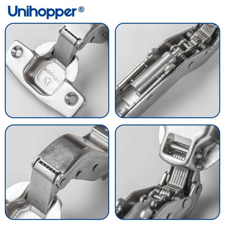 Unihopper мебельная фурнитура двухсторонние скрытые петли мягкие закрывающие дверные для мебели