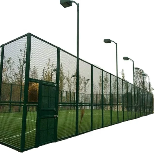 Football Stadium Field Wire Mesh Fencing Chain Link Court Fence Used