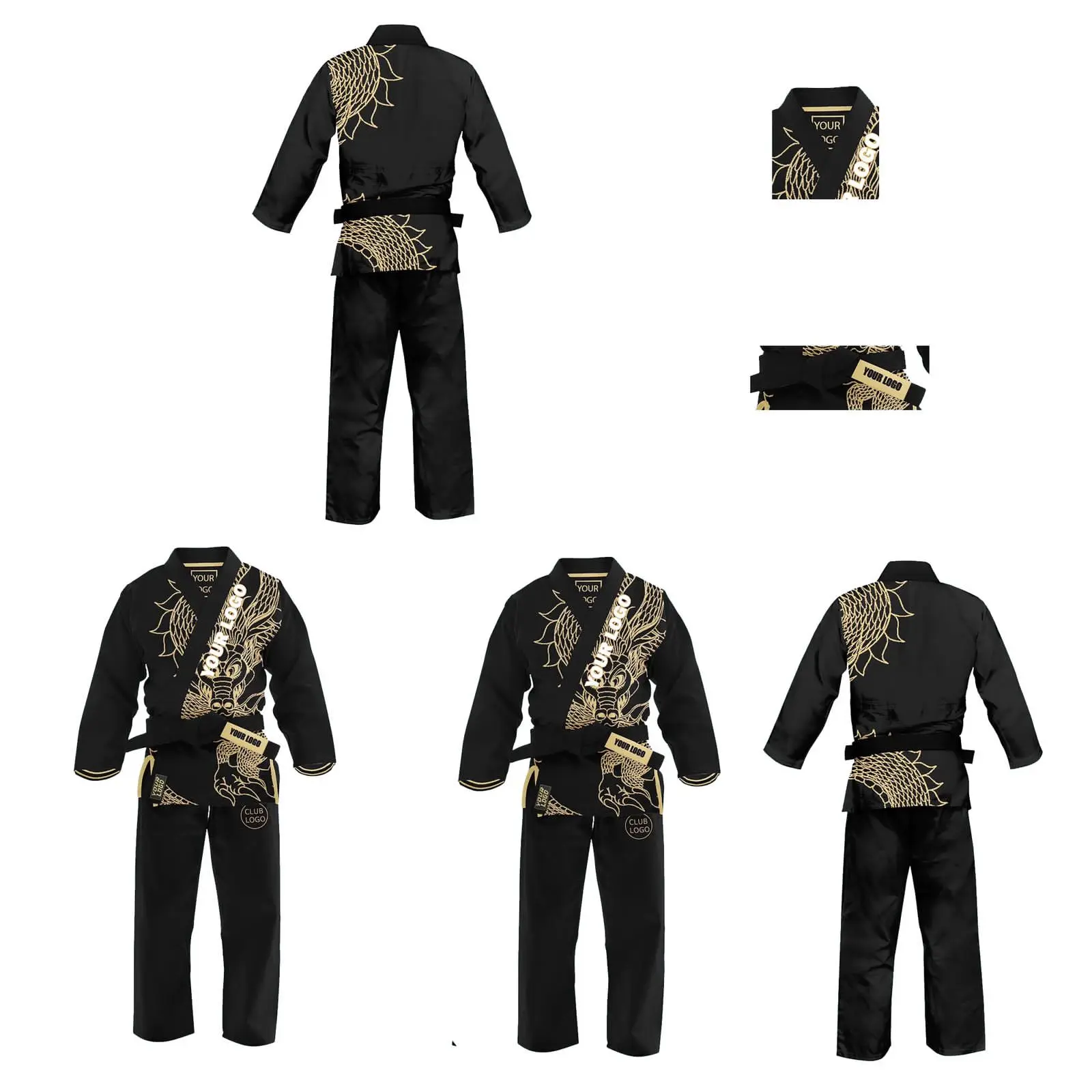 Новая профессиональная униформа для джиу-джитсу 2024 кимоно BJJ Gi на заказ