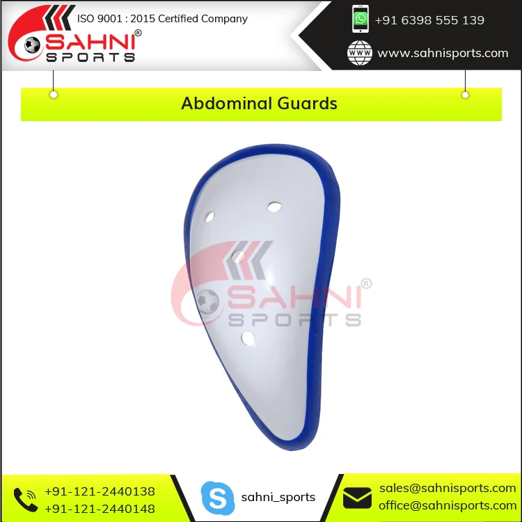 Superior Quality High-Impact Resistant Poly Protector Abdominal Guards Hot Selling Protective Gear in Different Sizes for India