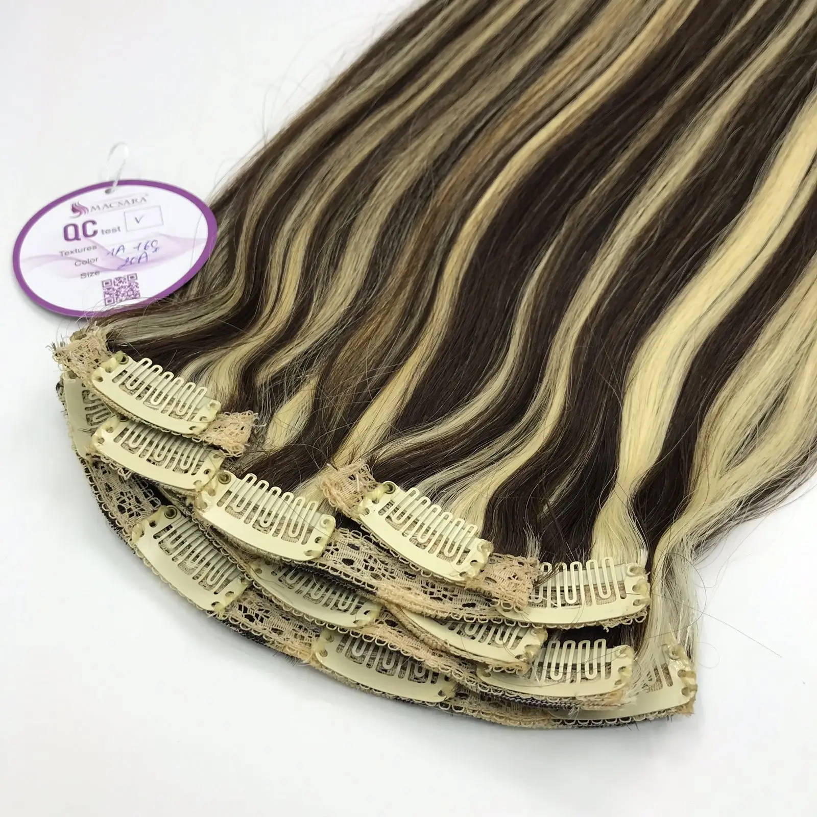wholesale remy real human hair double drawn 100  human hair clip in hair extensions cuticle aligned
