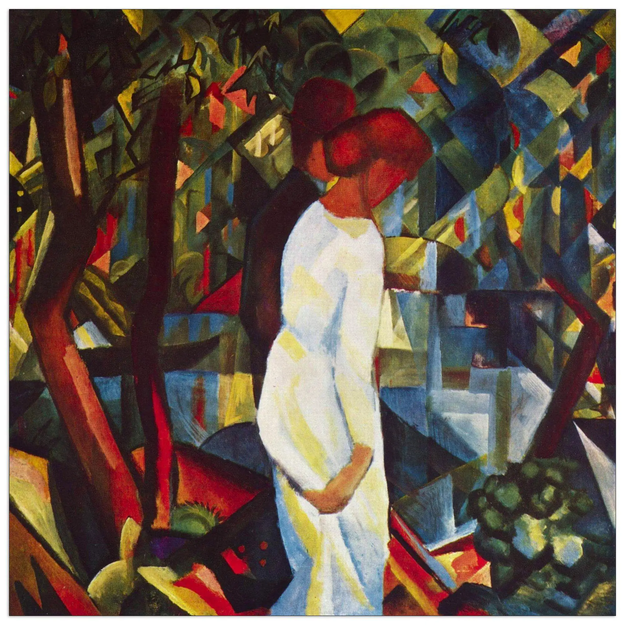 Museum Macke August Decorative Wall Panel Ready to Hang Application