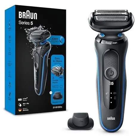 Аккумуляторная мужская электробритва Braun Series 5 5018s с триммером