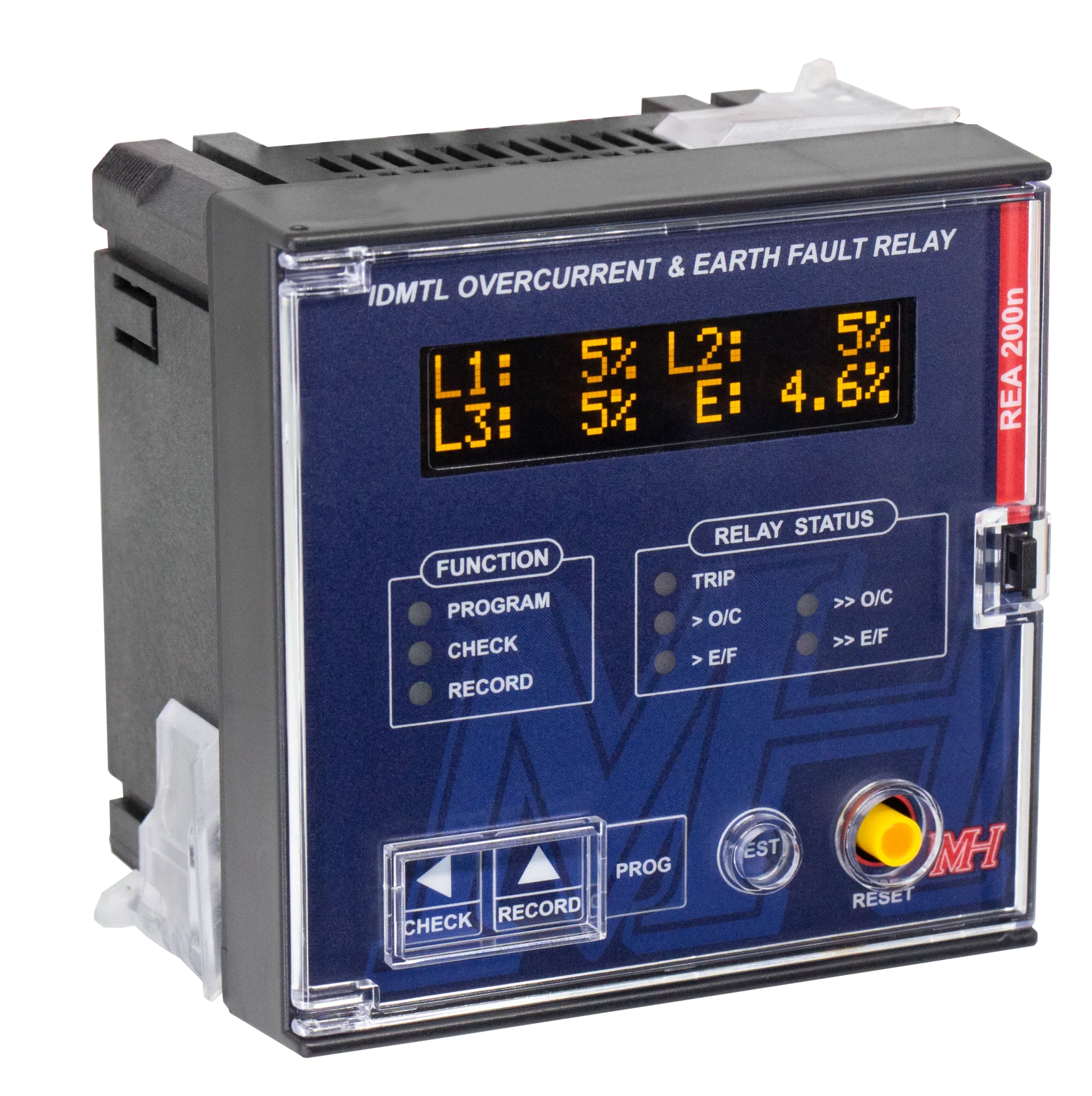 Комбинированное реле сверхтоковой заземления MH REA200n ANSI 50/51 50N/51N 50G/51G 86 IDMTL & DTL с уникальной механической кнопкой
